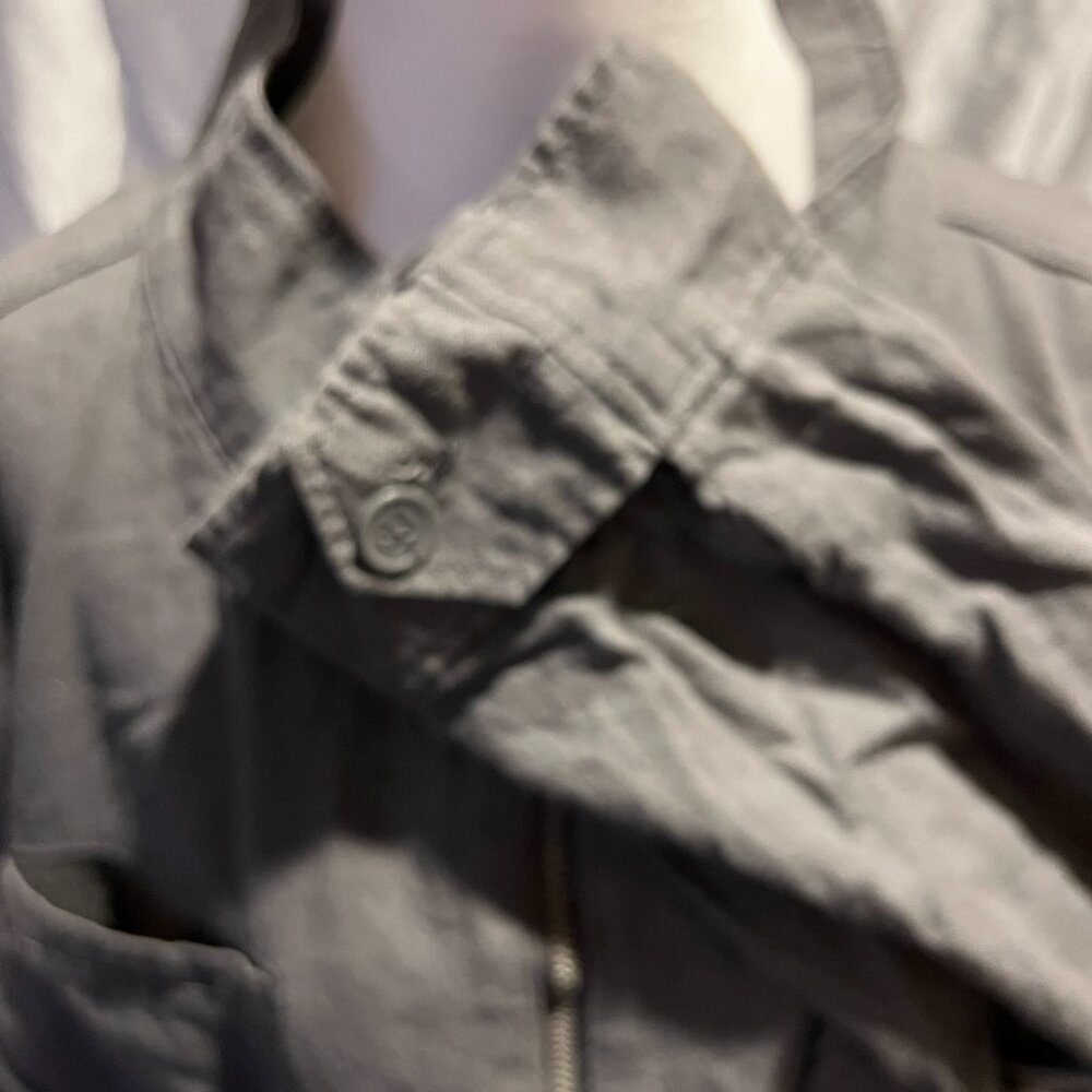 NWT Supplies Gray Linen Blend Utility Jacket Size 2X - Picture 6 of 6